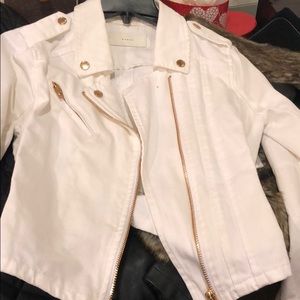 BlankNYC white jean jacket